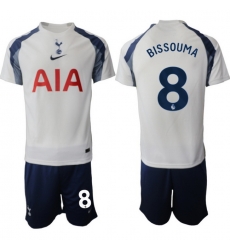 Men Tottenham Hotspur 2026 Soccer Jerseys White #8 BISSOUMA