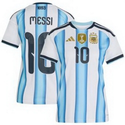 Women 10 Lionel Messi Argentina National Team World Cup  3