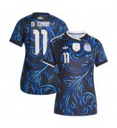 Women 11Angel Di Maria Argentina National Team adidas 2026 Away Replica Jersey Black 3 Women 11Angel Di Maria Argentina National Team adidas 2026 Away Replica Jersey Black 3