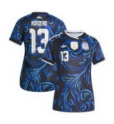 Women 13Cristian Romero Argentina National Team adidas 2026 Away Replica Jersey Black 3 Women 13Cristian Romero Argentina National Team adidas 2026 Away Replica Jersey Black 3