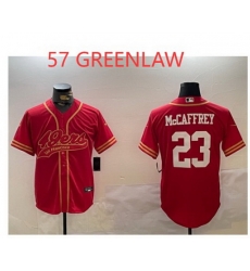 GREENLAW #57 49ers Baseball Stitched MLB jersey