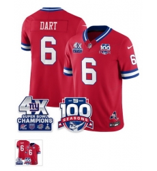 Men Giants #6 Dart Red R U S E Stitched NFL Jersey Men Giants #6 Dart Red R U S E Stitched NFL Jersey