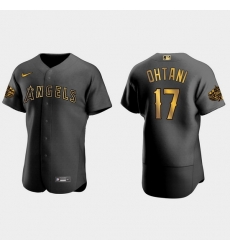 Men Los Angeles Angels Shohei Ohtani 2022 Mlb All Star Game Authentic Black Men Jersey