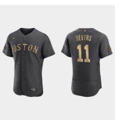 Men Rafael Devers Boston Red Sox 2022 Mlb All Star Game Authentic Charcoal Jersey