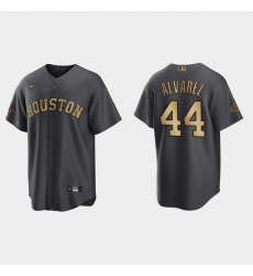 Men Yordan Alvarez Houston Astros 2022 Mlb All Star Game Charcoal  Jersey