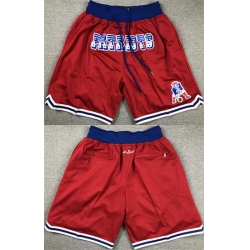 Men New England Patriots Red Shorts