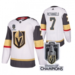 Men Women Youth Vegas Golden Knights #7 Alex Pietrangelo White 2023 Stanley Cup Champions Stitched Jersey