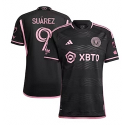 Men's Inter Miami CF Luis Suárez adidas Black 2023 La Noche Authentic Player Jersey