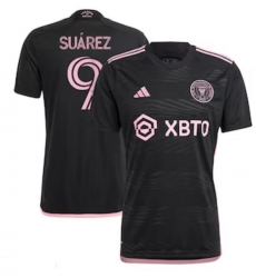 Men's Inter Miami CF Luis Suárez adidas Black 2023 La Noche Replica Player Jersey