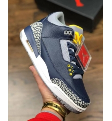 Air Jordan 3 Shoes Navy Yellow 24E27