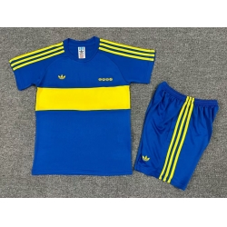 Youth Retro Soccer Jerseys Boca Juniors Blue