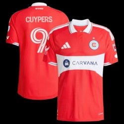 Men Chicago Fire Soccer Jersey 003