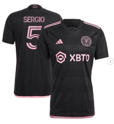Men's Inter Miami CF Sergio Busquets adidas Black 2023 La Noche Replica Player Jersey Men's Inter Miami CF Sergio Busquets adidas Black 2023 La Noche Replica Player Jersey