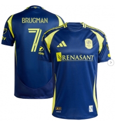 Mens Nashville SC Gastón Brugman adidas Navy 2025 The Heart Of Nashville Kit Authentic Player Jersey Mens Nashville SC Gastón Brugman adidas Navy 2025 The Heart Of Nashville Kit Authentic Player Jersey