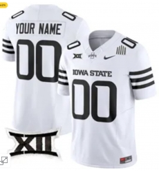 Custom Iowa State Cyclones Jersey White Custom Iowa State Cyclones Jersey White