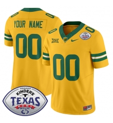 Men Women Youth Baylor Bears 2024 Texas Bowl Vapor Limited Custom Jersey All Stitched Gold Men Women Youth Baylor Bears 2024 Texas Bowl Vapor Limited Custom Jersey All Stitched Gold