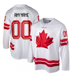 Men Women Youth Hockey Canada White 2026 Replica Custom Jersey Men Women Youth Hockey Canada White 2026 Replica Custom Jersey