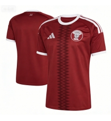 Men adidas Red Qatar National Team FIFA x World Cup 2026 Home Replica Jersey Men adidas Red Qatar National Team FIFA x World Cup 2026 Home Replica Jersey