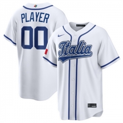 Men Italy Baseball Active Player Custom 2026 World Baseball Classic Home Stadium Stitched Jersey
