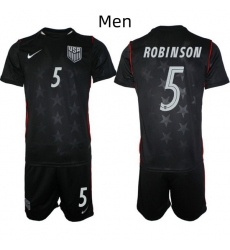 USA FIFA World Cup 2026 Navy Blue Soccer Jersey Antonee Robinson #5 USA FIFA World Cup 2026 Navy Blue Soccer Jersey Antonee Robinson #5