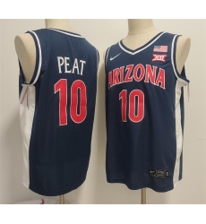 Men Arizona Wildcats 10 Koa Peat Navy Stitched Jersey Men Arizona Wildcats 10 Koa Peat Navy Stitched Jersey