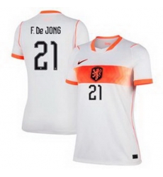 Women 21 Netherlands National Frenkie de Jong 2026 Away Stadium 4 Women 21 Netherlands National Frenkie de Jong 2026 Away Stadium 4