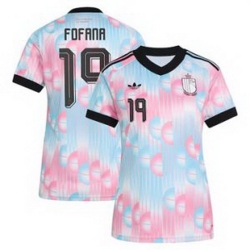 Women 19Malick Fofana Belgium Jersey   2