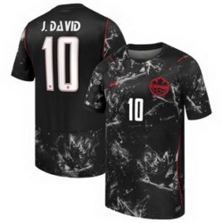 Women Canada Jonathan David 2026 Replica Away Black 1 (2)