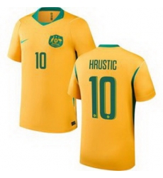 Men 10 Australia Ajdin Hrustic Replica Jersey World Cup 1 Men 10 Australia Ajdin Hrustic Replica Jersey World Cup 1