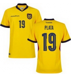 Men 19 Ecuador Gonzalo Plata Away Replica Jersey 1 Men 19 Ecuador Gonzalo Plata Away Replica Jersey 1