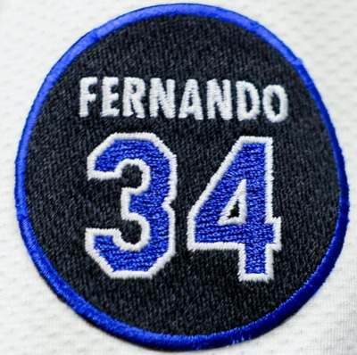 Dodgers Fernando Valenzuela patch Biaog